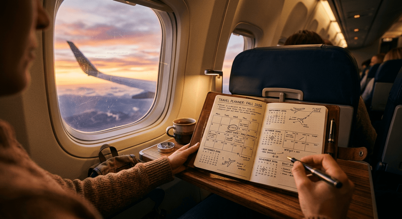 Best Days to Book Flights in Fall 2026 for Maximum Savings